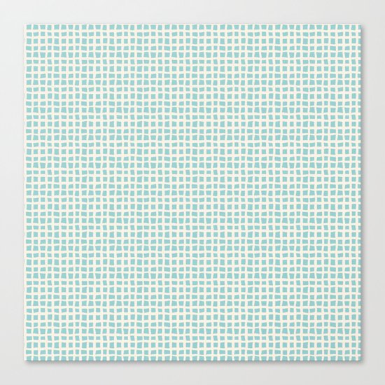 Blue Scribbles Pattern 02 Canvas Print
