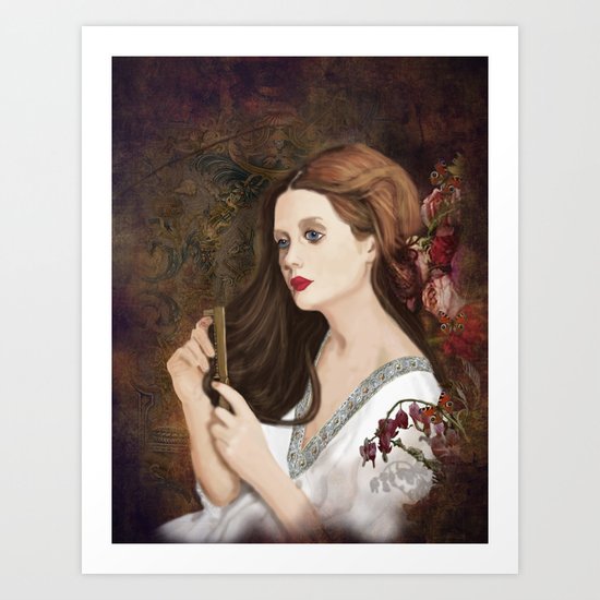 Until dark, my love (Vampire Ball) Art Print