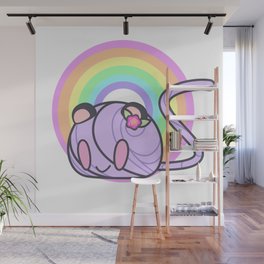 Lavender and Rainbow Knit Kin Wall Mural