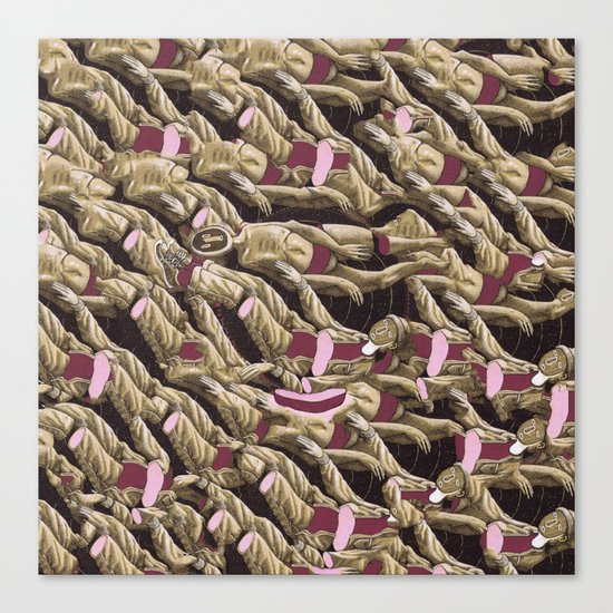 body mix Canvas Print