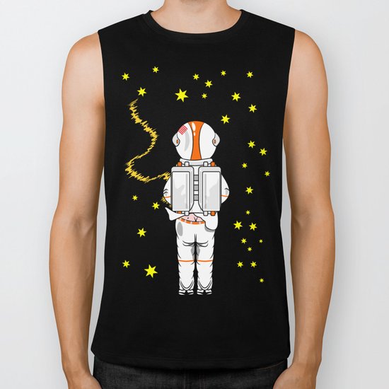 Astronaut Caught Short Biker Tank