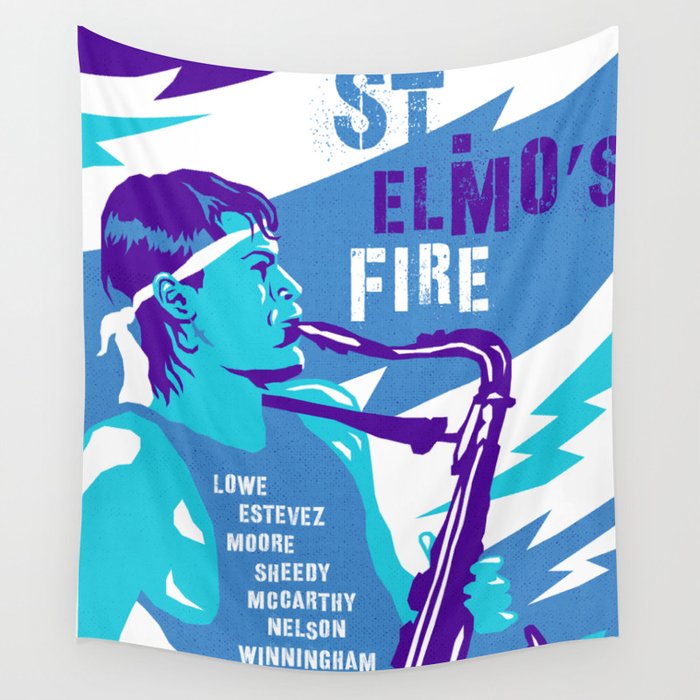 80s TEEN MOVIES :: ST. ELMO'S FIRE Wall Tapestry