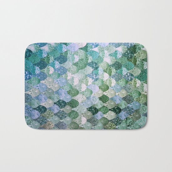 REALLY MERMAID OCEAN LOVE Bath Mat