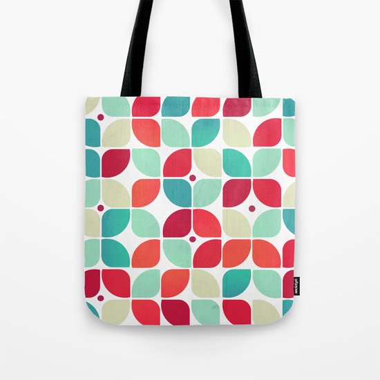 Vintage Garden Pattern Tote Bag