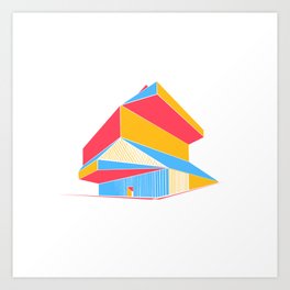 Rem Koolhaas - Seattle Central Library Art Print