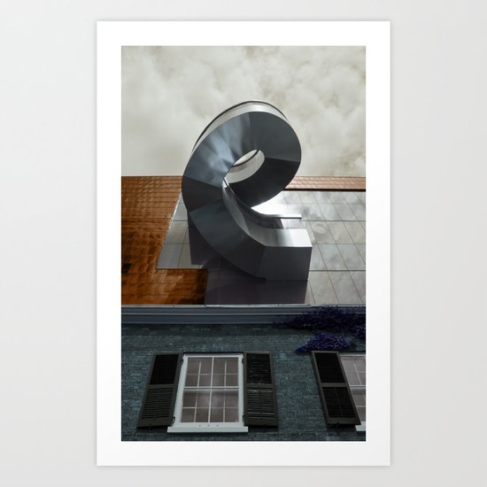 old. new. sky... Art Print