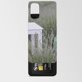 Table For Three In A Lavender Field Photography Android Card Case