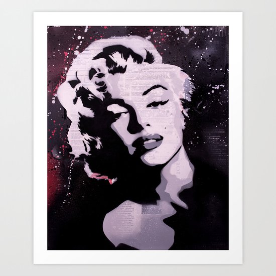 MARYLIN Art Print