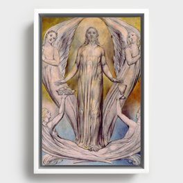 William Blake "Angels Ministering to Christ" Framed Canvas