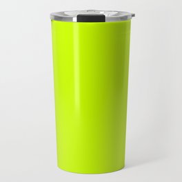 Bright green lime neon color Travel Mug