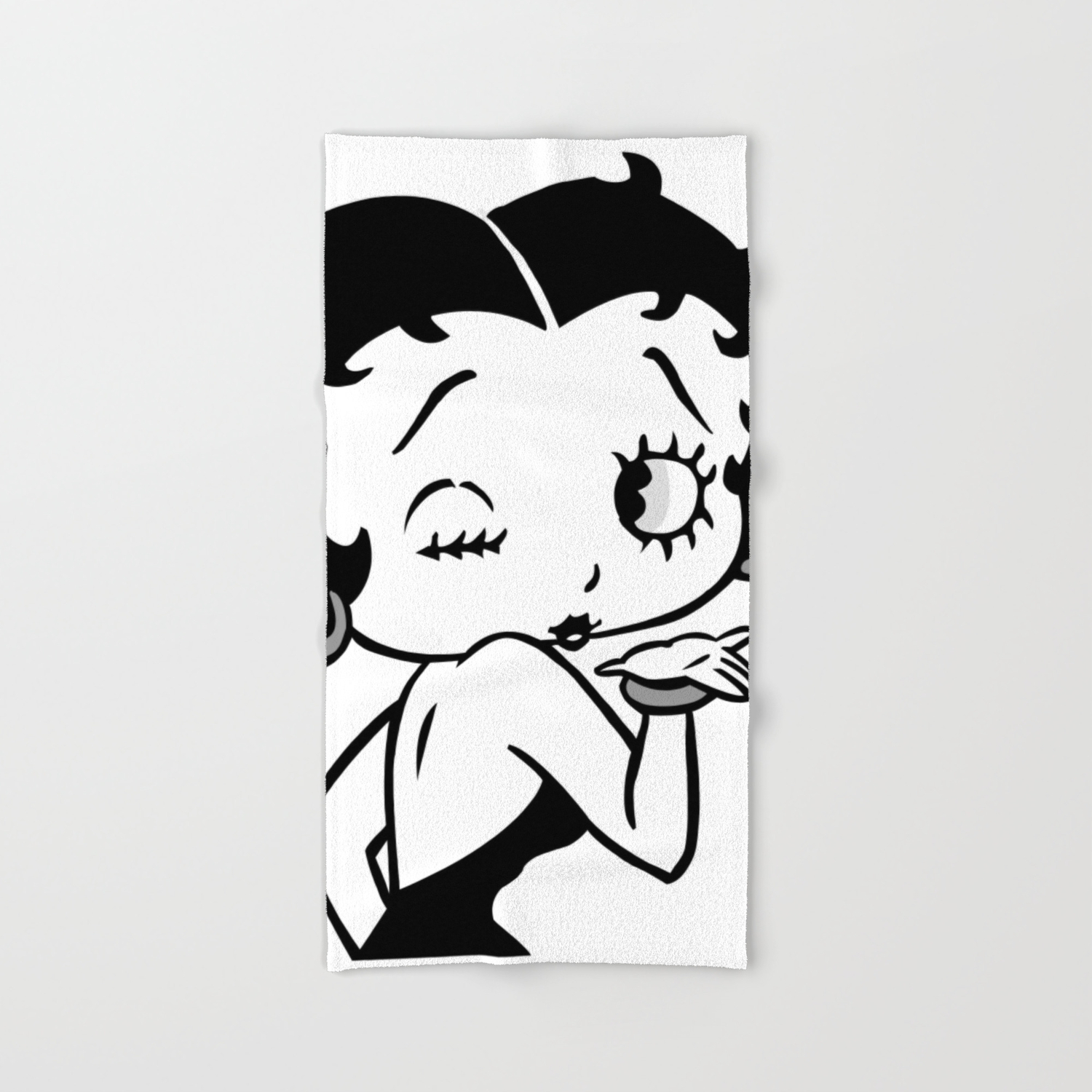 Betty Boop Fur Personalized 3 Piece Bath Towel Set  Your Color Choice 