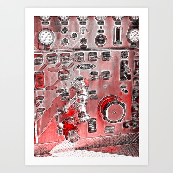 Controling Art Print