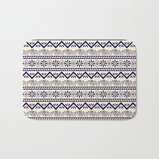 Tribal Pattern Bath Mat