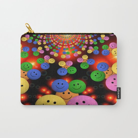 Smiley Carry-All Pouch