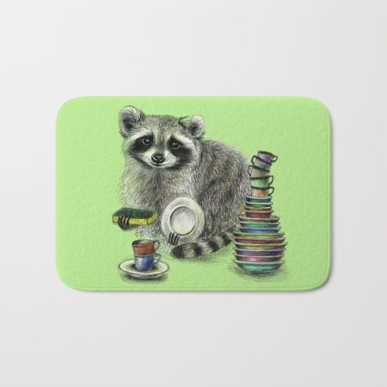 Raccoon Bath Mat