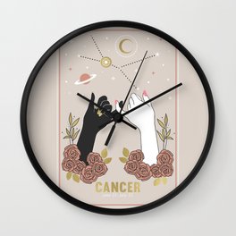 Cancer Zodiac Series Wall Clock