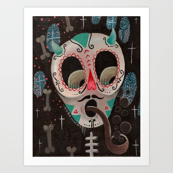 Calaca Art Print