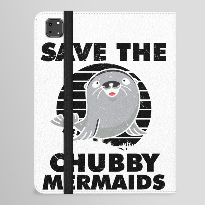 Save The Chubby Mermaids iPad Folio Case