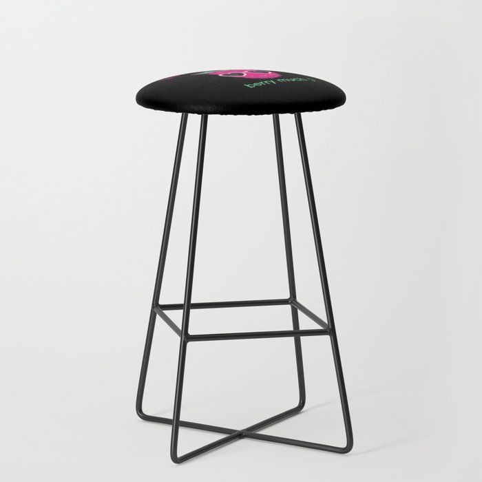 I Love You Berry Much Valentine's Day Bar Stool