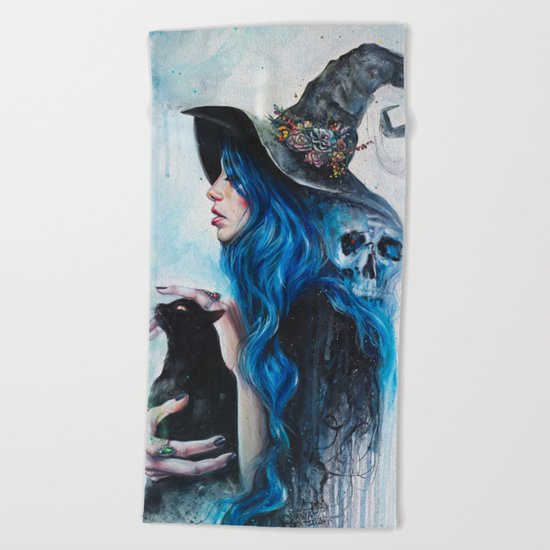 Blue Valentine Beach Towel