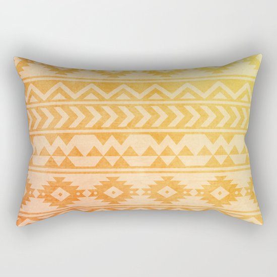 Aztec Pattern 08 Rectangular Pillow