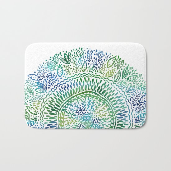 Intricate Nature Bath Mat