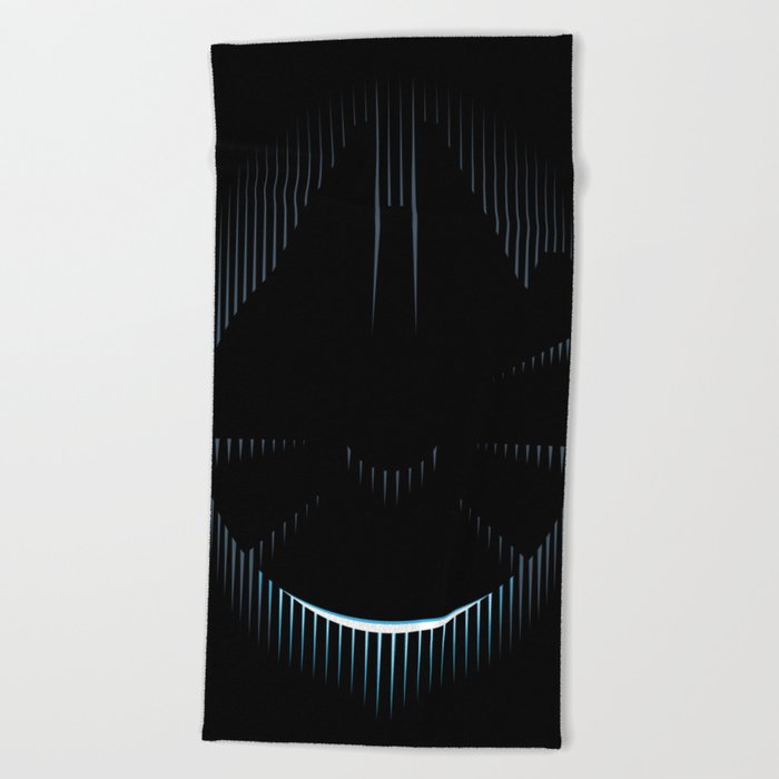 Minimal Falcon Beach Towel