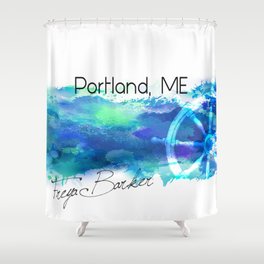 Portland Shower Curtains Society6