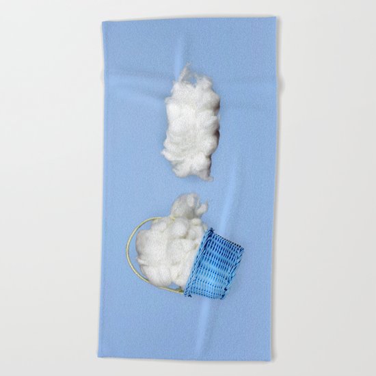 The cloud harvester Beach Towel