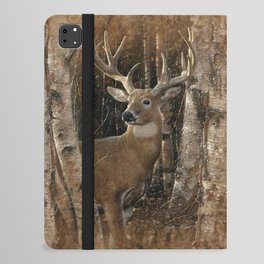 Deer - Birchwood Buck iPad Folio Case