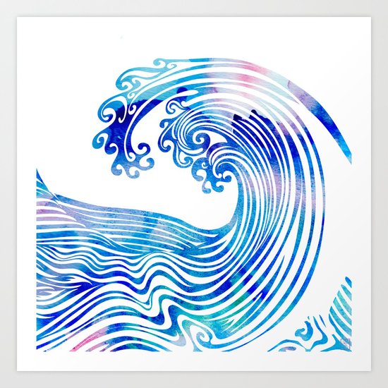 Waveland Art Print