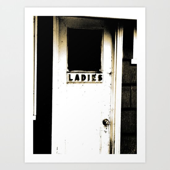 A real Lady Art Print