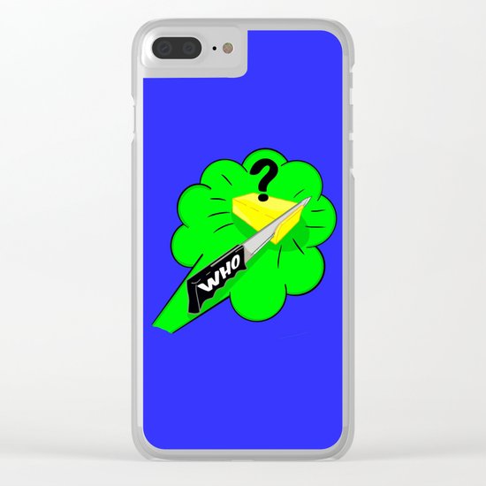 Fart, Who Cut The Cheese Clear iPhone Case