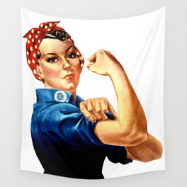 Rosie The Riveter Wall Tapestry