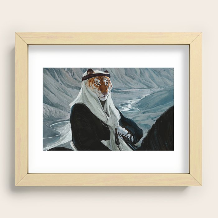 Sheikh Recessed Framed Print