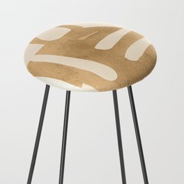 Modern Abstract Shapes 28 Counter Stool