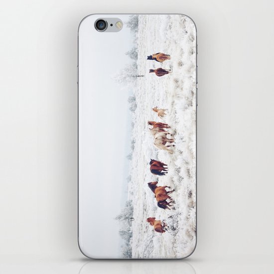 Winter Horses iPhone & iPod Skin