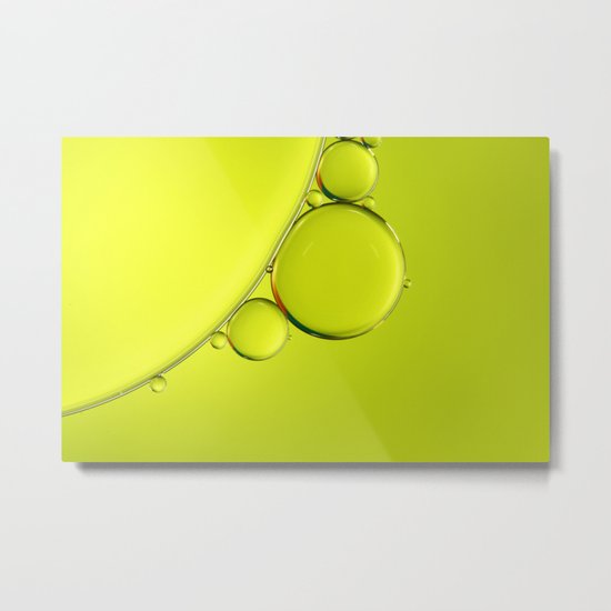 Simply Lime Metal Print