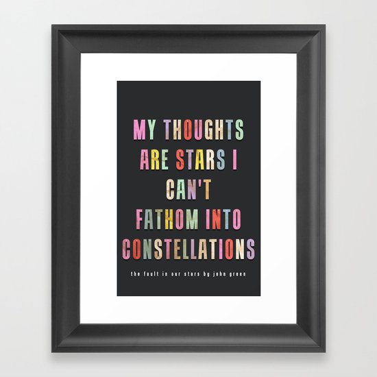 Constellations Framed Art Print