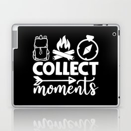 Collect Moments Cool Typographic Camping Quote Laptop Skin