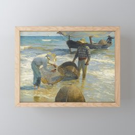 Joaquín Sorolla Valencian fisherman, 1897 Framed Mini Art Print