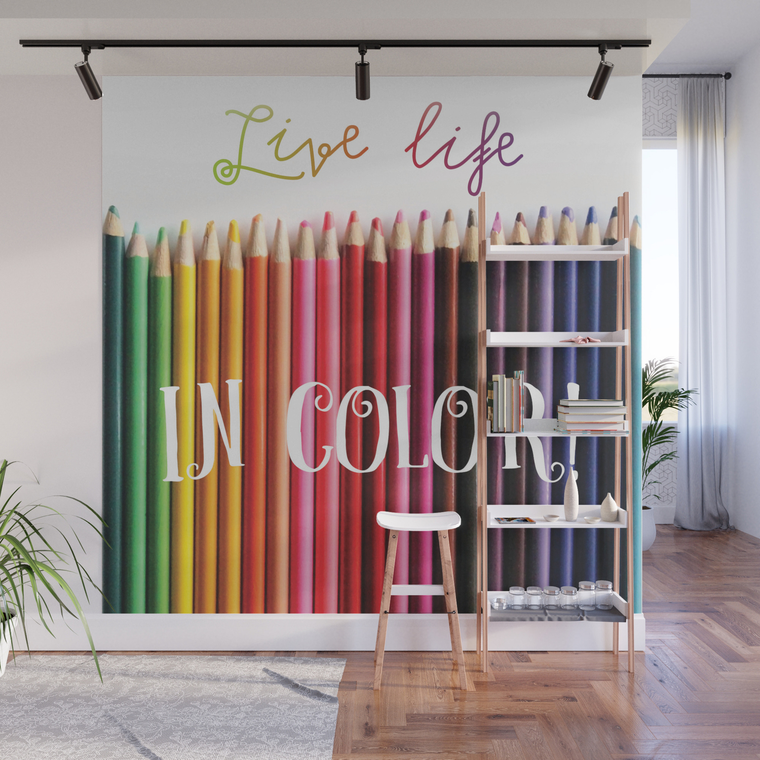 Live Life In Color Wall Mural By Haciendodesigns Society6