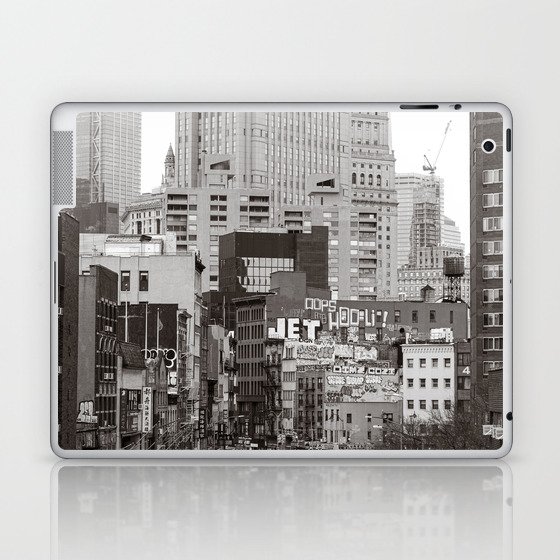 Chinatown New York City Views | Sepia Street Photography Laptop & iPad Skin