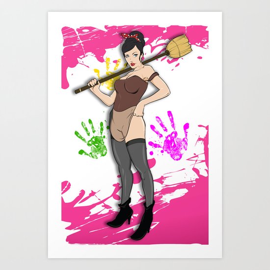 The House Keeper Art Print