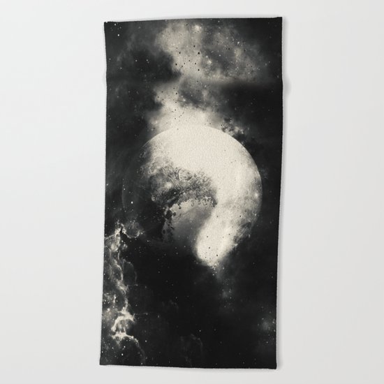 Pluto in Love Beach Towel