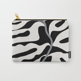abstract fern in the pot  Carry-All Pouch | Retro Vibe, Garden, Fern Leaf Pattern, Panda Animal Print, Modern Artprint, Lineart, Digital Pattern, Vintage Classic, Abstract Leaves, Kids Room 