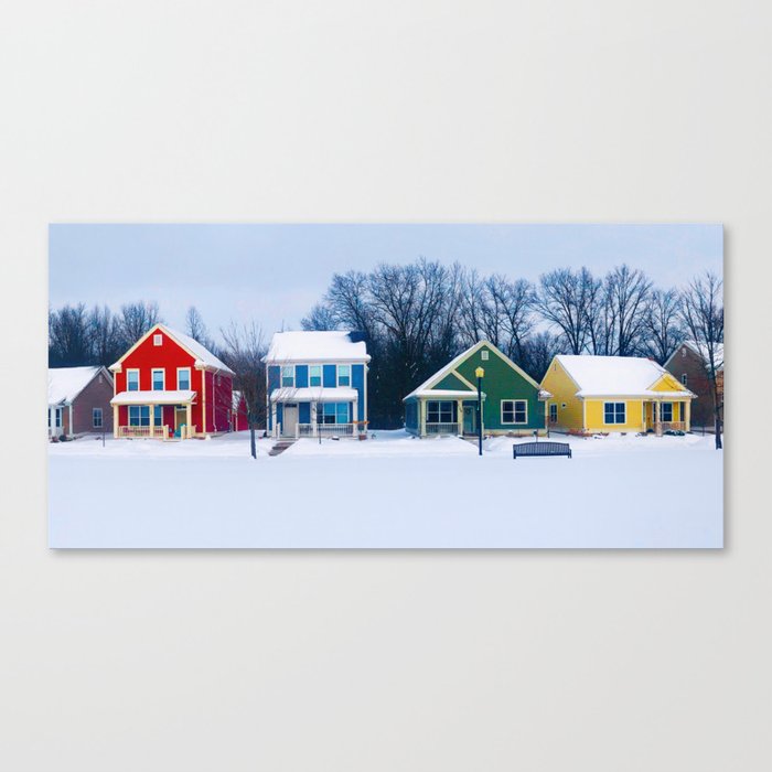 Perfect Neighborhood Canvas Print