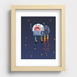 Astro Mustache Recessed Framed Print