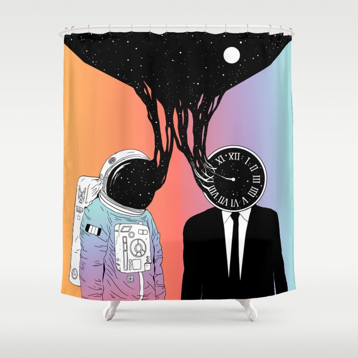 A Portrait of Space and Time ( A Study of Existence) Shower Curtain