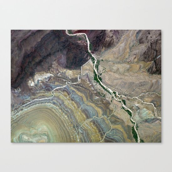 Grand Canyon bird's eye view #3 Canvas Print
